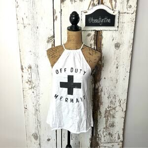 Victoria secret Off Duty Mermaid Split back Tank